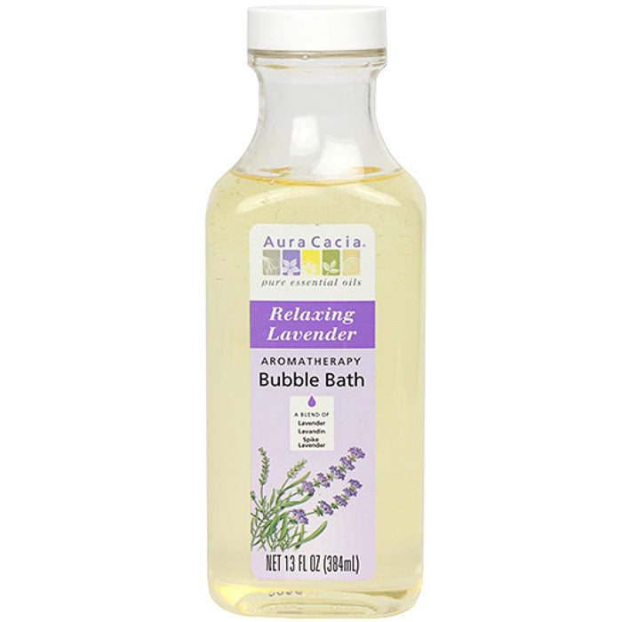 Aromatherapy Bubble Bath - Relaxing Lavender, 13 oz, Aura Cacia