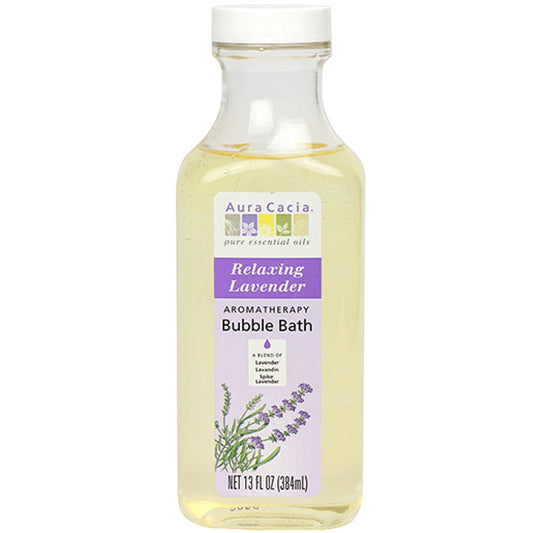 Aromatherapy Bubble Bath - Relaxing Lavender, 13 oz, Aura Cacia