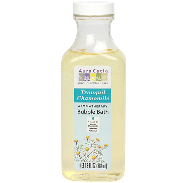 Aromatherapy Bubble Bath - Tranquil Chamomile, 13 oz, Aura Cacia