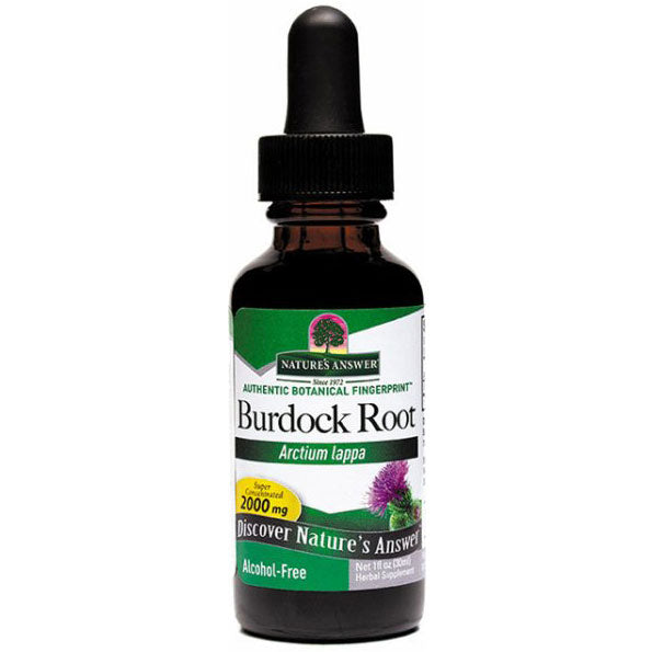 Burdock Root Alcohol Free Extract Liquid 1 oz from Nature's Answer