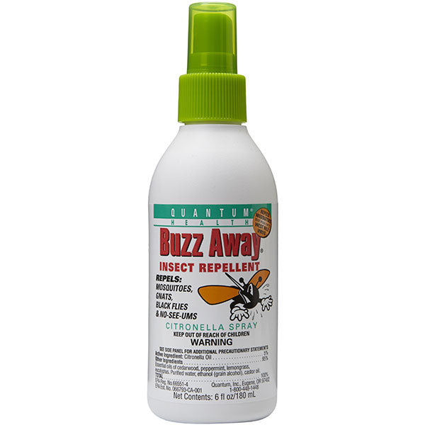 Buzz Away Bug Spray, Bug Repellent 6 oz, Quantum Health ...