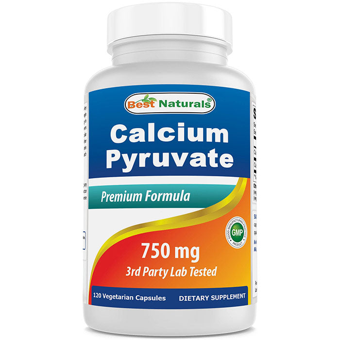 Calcium Pyruvate 750 mg, 120 Vegetarian Capsules, Best Naturals