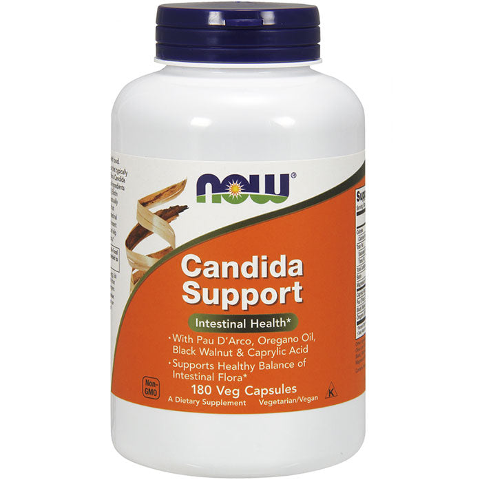 Candida Support, Value Size, 180 Vegetarian Capsules, NOW Foods