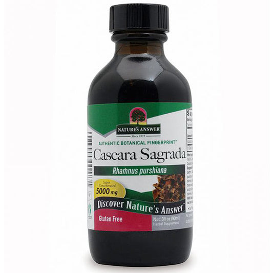 Cascara Sagrada Bark Extract Liquid 3 oz from Nature's Answer