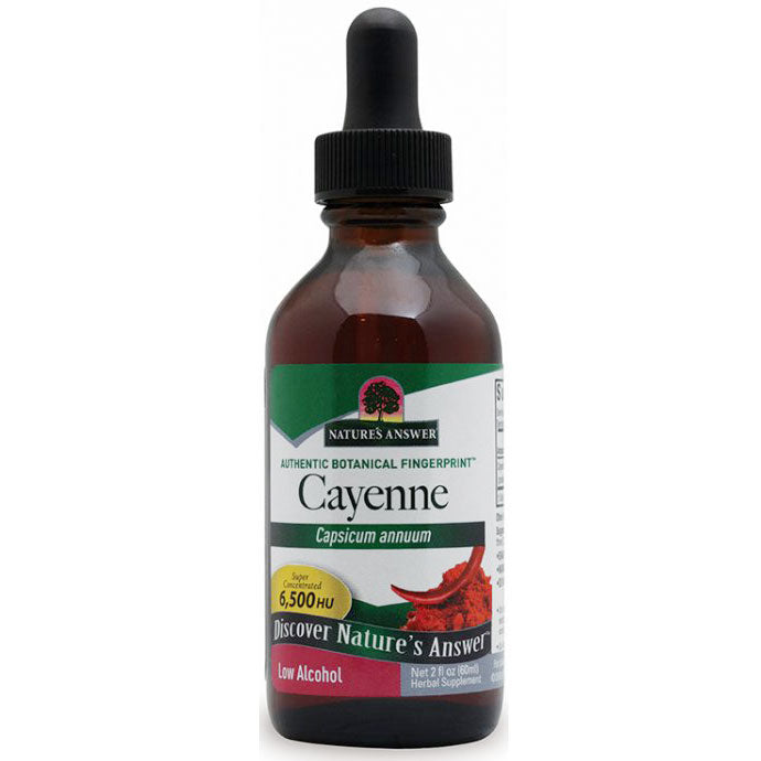 Cayenne Extract Liquid, 2 oz, Nature's Answer