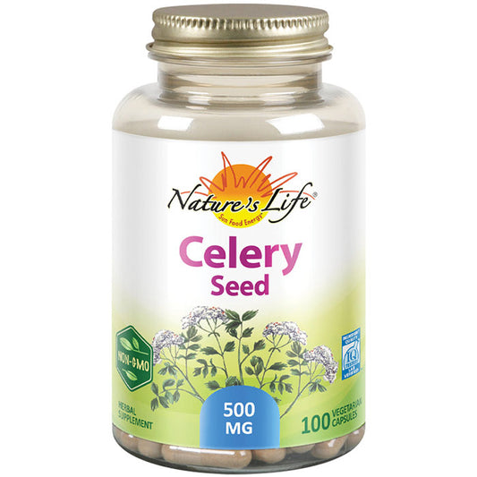 Celery Seed, 100 Vegetarian Capsules, Nature's Life