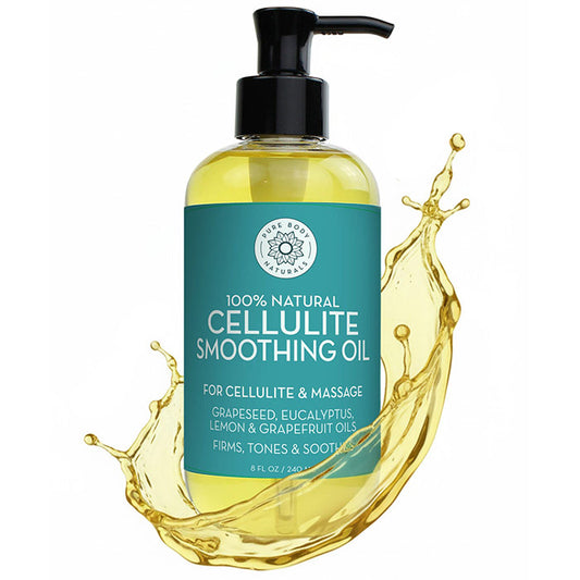 Cellulite Smoothing Oil, 8 oz, Pure Body Naturals