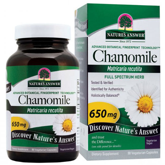 Chamomile Flower, 90 Vegetarian Capsules, Nature's Answer