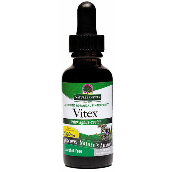 Vitex, Chaste Berry Extract Liquid Alcohol-Free, 1 oz, Nature's Answer