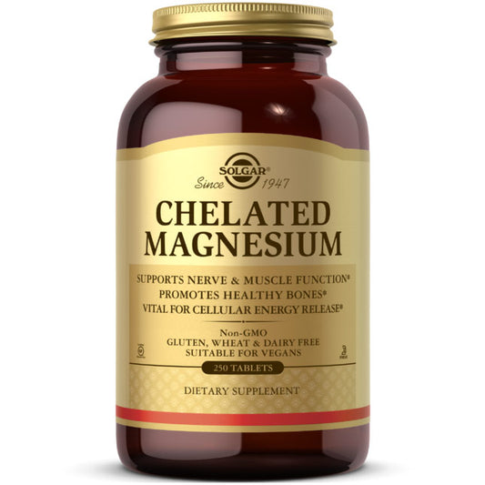 Chelated Magnesium, 250 Tablets, Solgar