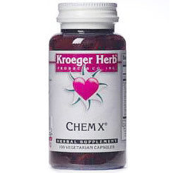 Chem X, Cleanse Toxins, 100 Vegetarian Capsules, Kroeger Herb