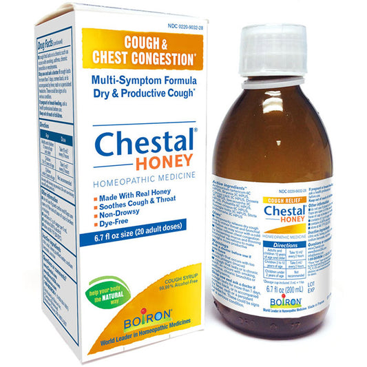 Chestal Honey Syrup, Cough & Chest Congestion, 6.7 oz, Boiron