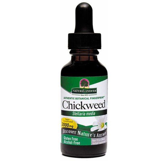 Chickweed Extract Liquid Alcohol-Free, 1 oz, Nature's Answer