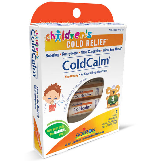 Children's ColdCalm, For Ages 3+ (Cold Calm), Approx 80 Pellets x 2 Tubes, Boiron