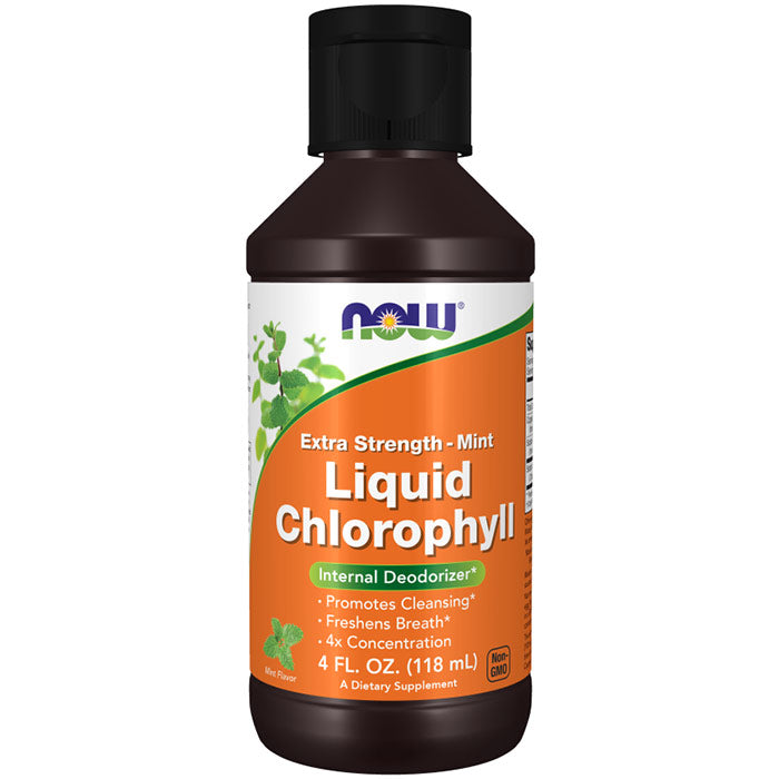 Chlorophyll Liquid, Extra Strength, Mint, 4 oz, NOW Foods