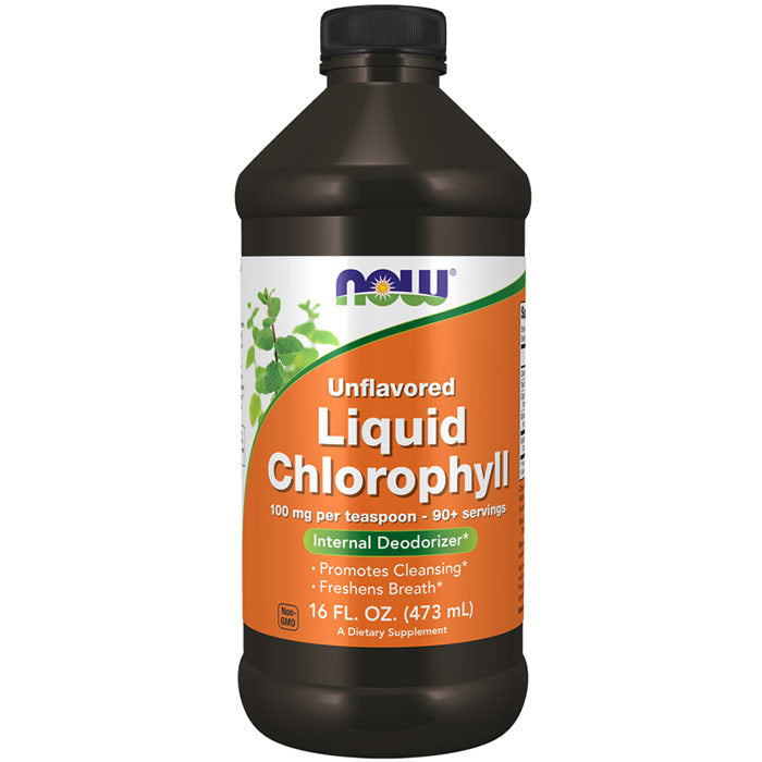 Chlorophyll Liquid, Unflavored, 16 oz, NOW Foods