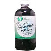 Chlorophyll Liquid 100mg w/Spearmint & Glycerin 16 oz from World Organic