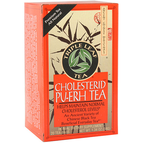 Cholesterid Pu-Erh Tea, 20 Tea Bags, Triple Leaf Tea