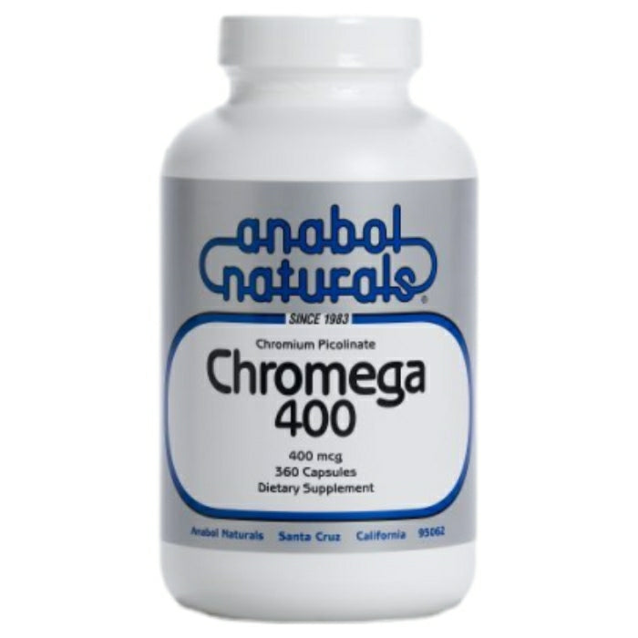 Chromega 400 Chromium Picolinate Mega 400 mcg, 90 Capsules, Anabol Naturals