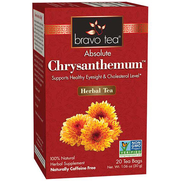 Absolute Chrysanthemum Herbal Tea, 20 Tea Bags, Bravo Tea