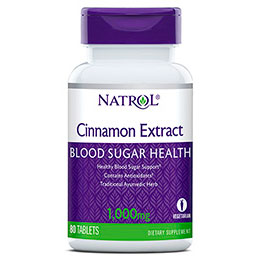 Cinnamon Extract, 80 Tablets, Natrol