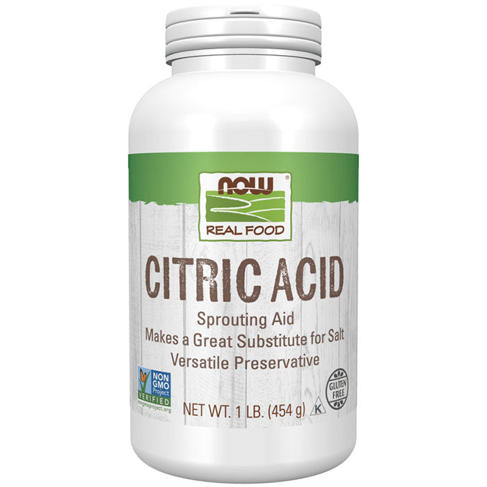 Citric Acid, Value Size, 1 lb (454 g), NOW Foods