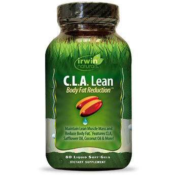 CLA Lean, Body Fat Reduction, 80 Liquid Softgels, Irwin Naturals