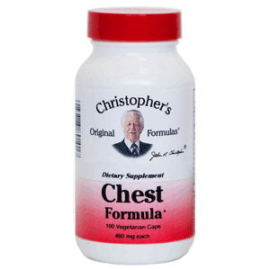 Chest Formula Capsule, 100 Vegicaps, Christopher's Original Formulas