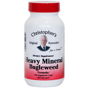 Heavy Mineral Bugleweed Capsule, 100 Vegicaps, Christopher's Original Formulas