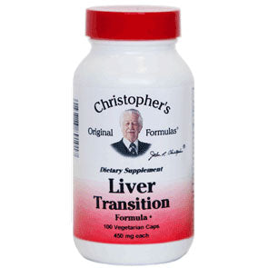 Liver Transition Formula Capsule, Detoxification, 100 Vegicaps, Christopher's Original Formulas