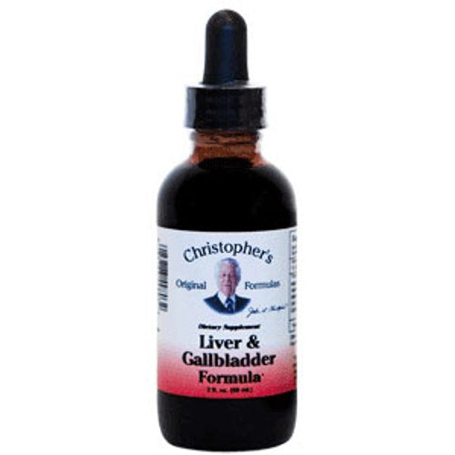 Liver & Gallbladder Extract Herbal Liquid, 2 oz, Christopher's Original Formulas