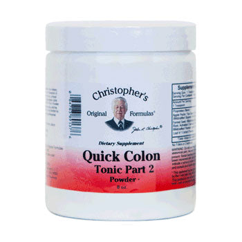 Quick Colon Tonic Part 2 Powder, 8 oz, Christopher's Original Formulas