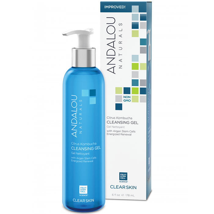 Citrus Kombucha Cleansing Gel, 6 oz, Andalou Naturals