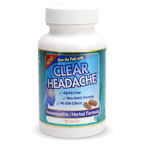 Clear Headache, 60 Capsules, Clear Products