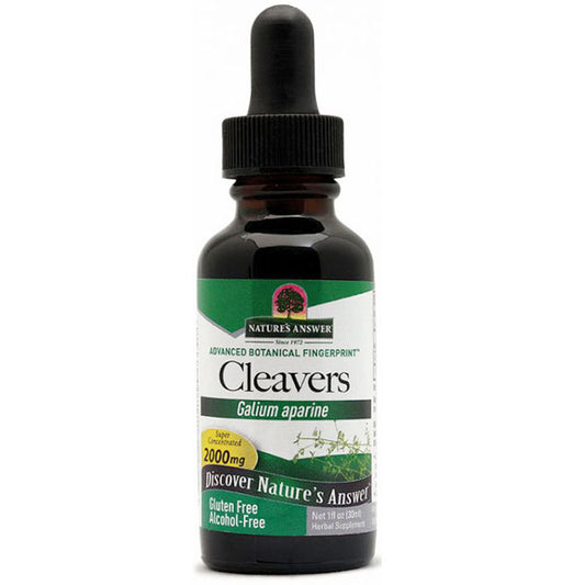 Cleavers Herb Extract Liquid Alcohol-Free, 1 oz, Nature's Answer