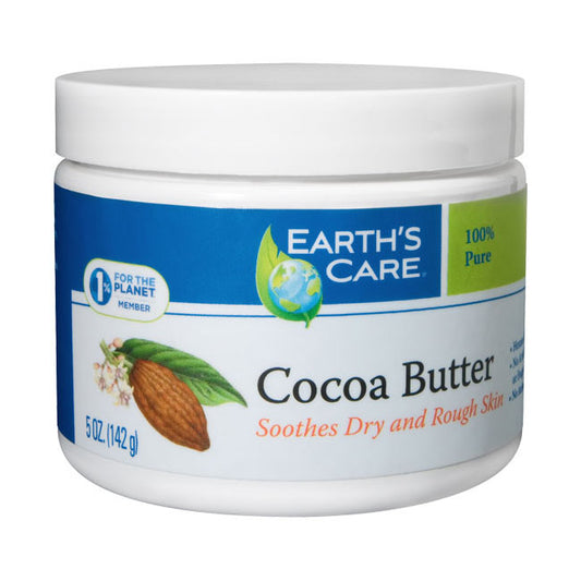 Cocoa Butter 100% Pure, Skin Care, 5 oz, Earth's Care