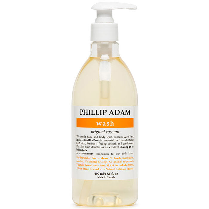 Coconut Hand & Body Wash, 13.5 oz, Phillip Adam