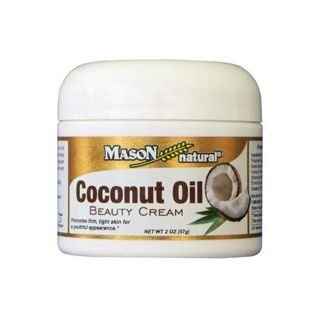 Coconut Oil Beauty Cream, 2 oz, Mason Natural