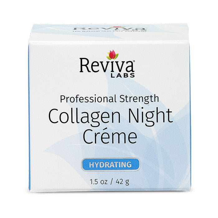 Reviva Labs Collagen Night Cream, For Hydrating & Firmness, 1.5 oz