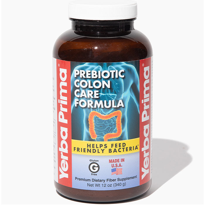 Prebiotic Colon Care Formula Powder, 12 oz (340 g), Yerba Prima