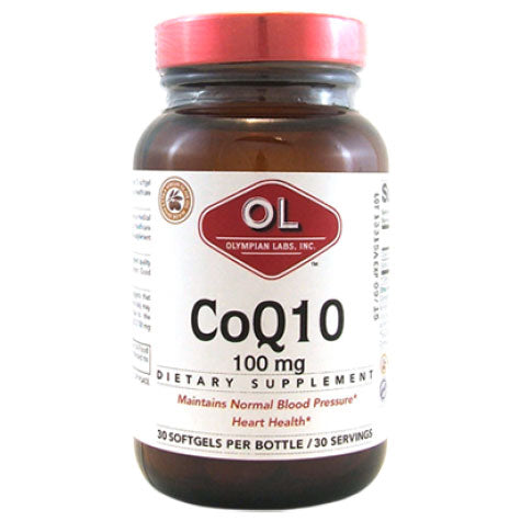 CoQ10 100 mg, 30 Softgels, Olympian Labs