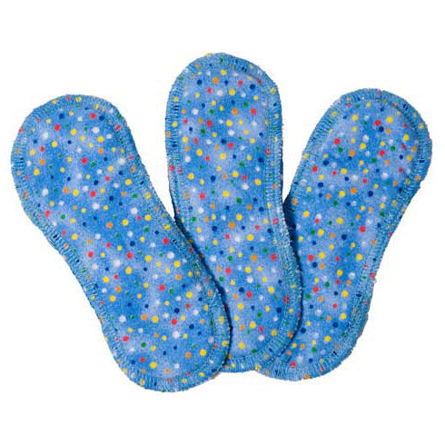 Cotton Color Pantyliner, 3 Pack, GladRags