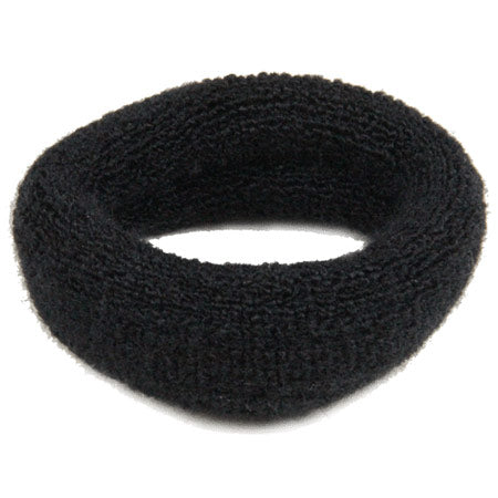 Cotton Hair Elastic Large - Cedar - Black, 1 ct, DiPrima Beauty