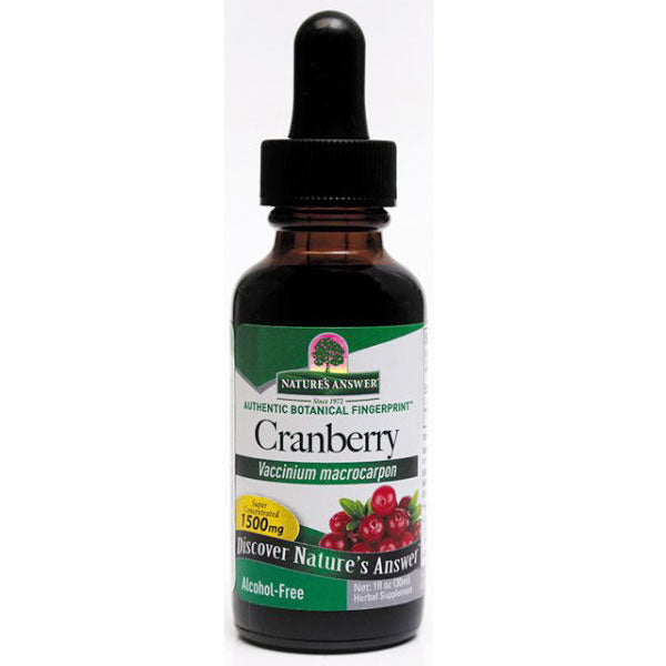 Cranberry Extract Liquid Alcohol-Free, 1 oz, Nature's Answer