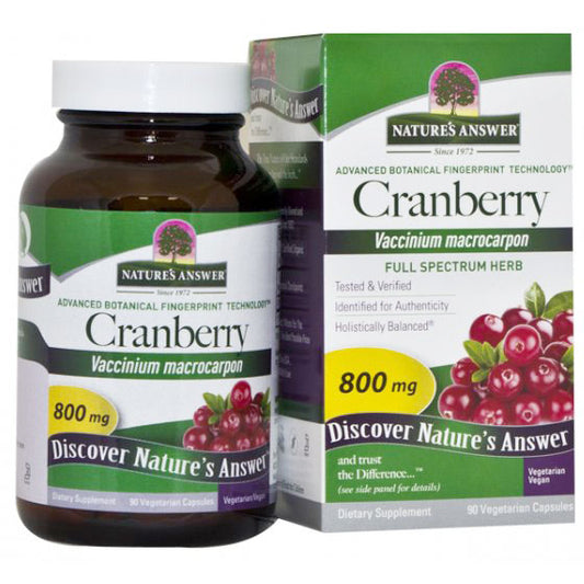 Cranberry Fruit, 90 Vegetarian Capsules, Nature's Answer