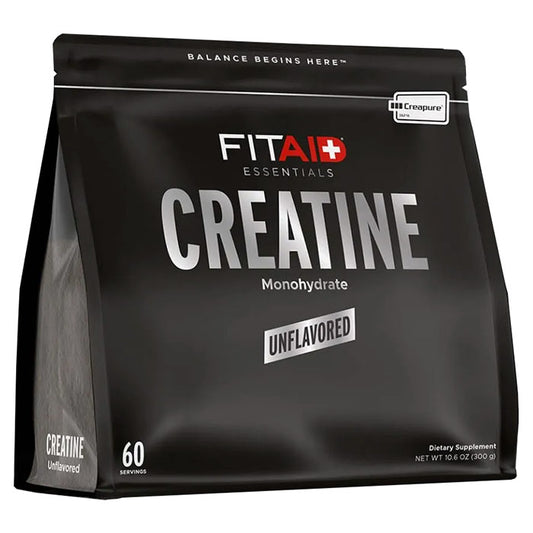 Creatine Monohydrate - Unflavored, 10.6 oz (60 Servings), Fitaid