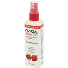 Mineral Deodorant Spray, Pomegranate, 4 oz, Crystal Body Deodorant