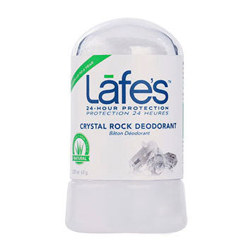 Lafe's Crystal Rock Deodorant Mini Stick, 2.25 oz, Natural BodyCare