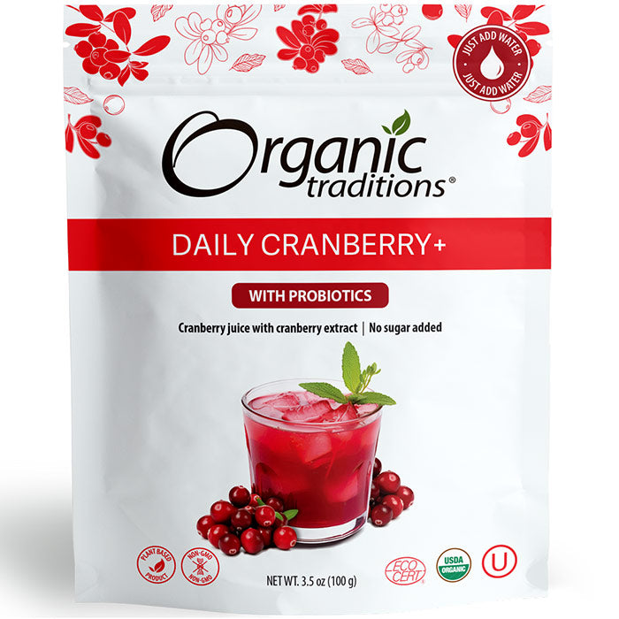 Daily Cranberry +, 3.5 oz (100 g), Organic Traditions