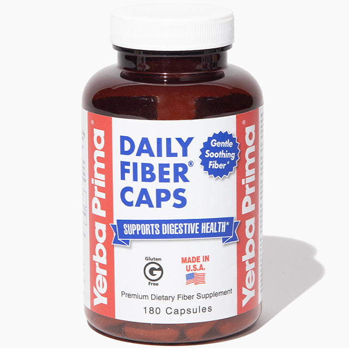 Daily Fiber Caps, 180 Capsules, Yerba Prima